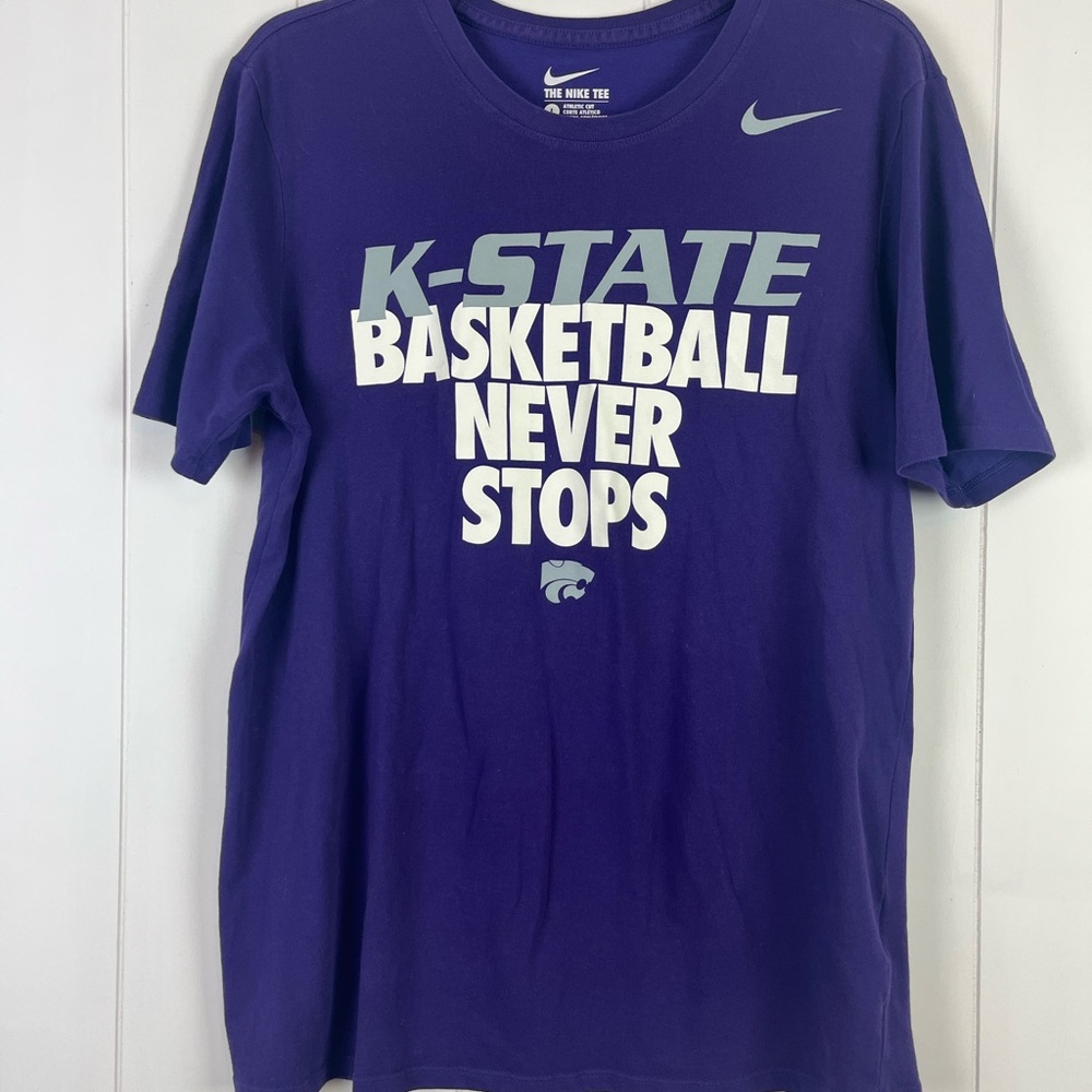 Nike Purple K-State Basketball Tee